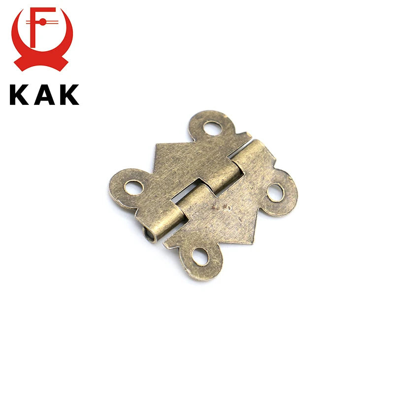10x Mini Schmetterlingsscharniere 20x17 mm für Schmuck- - Mini-Möbel