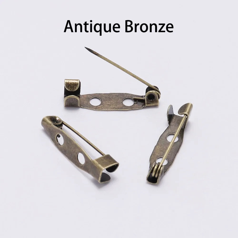 50er Set Brosche Clip Basis Pins in 15-40mm – DIY Schmuckzubehör-Yabubest - Home & More