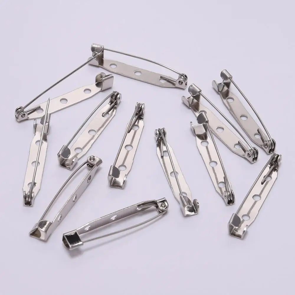 50er Set Brosche Clip Basis Pins in 15-40mm – DIY Schmuckzubehör-Yabubest - Home & More