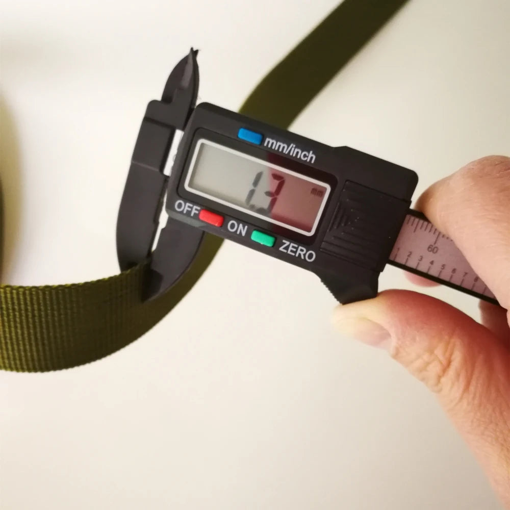 5m Jacquard Nylon Gurtband 2.5cm Olive Grün – Rucksack, Gürtel, DIY