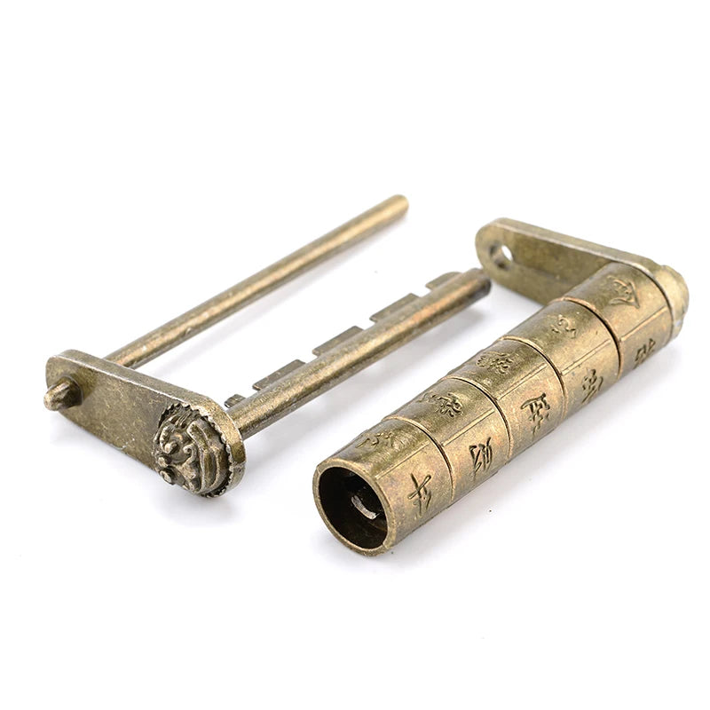 Antik Bronze Zahlenschloss 5-stellig für Schmuckbox Koffer Schublade – Größe wählbar