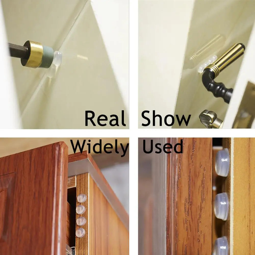 Selbstklebende Silikon Gummi Türstopper Pads - Schrank Puffer Möbel