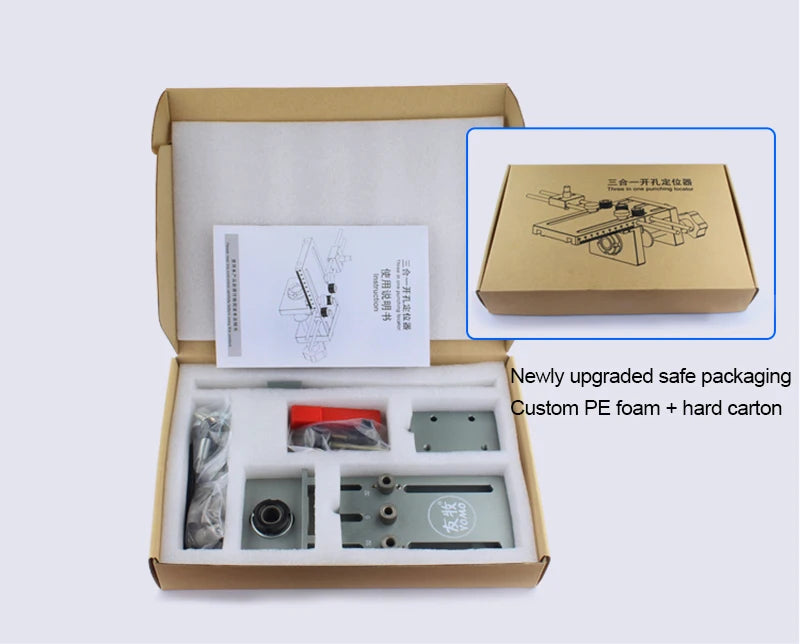YOMO 3-in-1 Dübelvorrichtung für Möbel - Holzbohrer Locator-Yabubest - Home & More