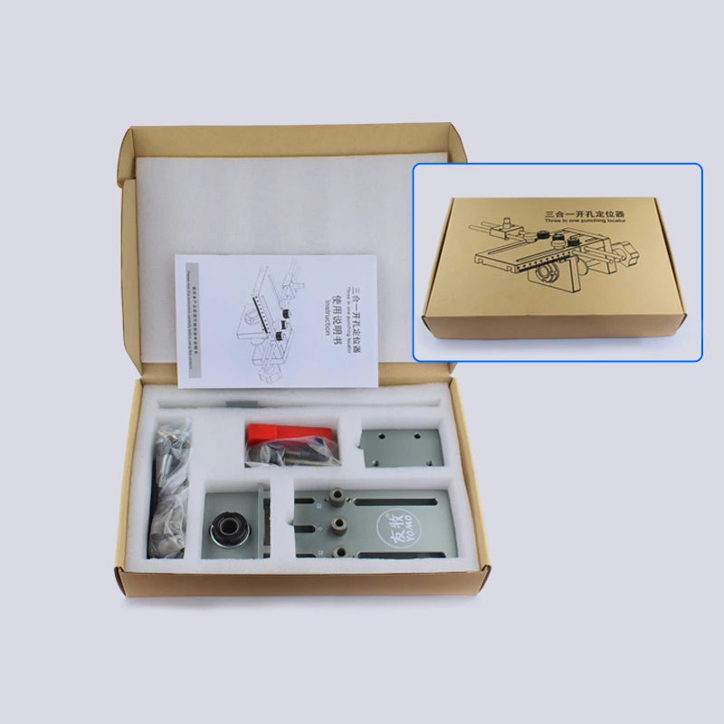YOMO 3-in-1 Dübelvorrichtung für Möbel - Holzbohrer Locator-Yabubest - Home & More