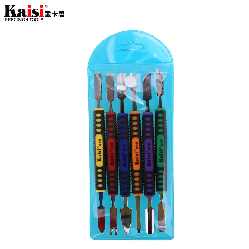 6-teiliges Metall Öffnungswerkzeug Set Dual Enden für Handy Tablet PC Reparatur