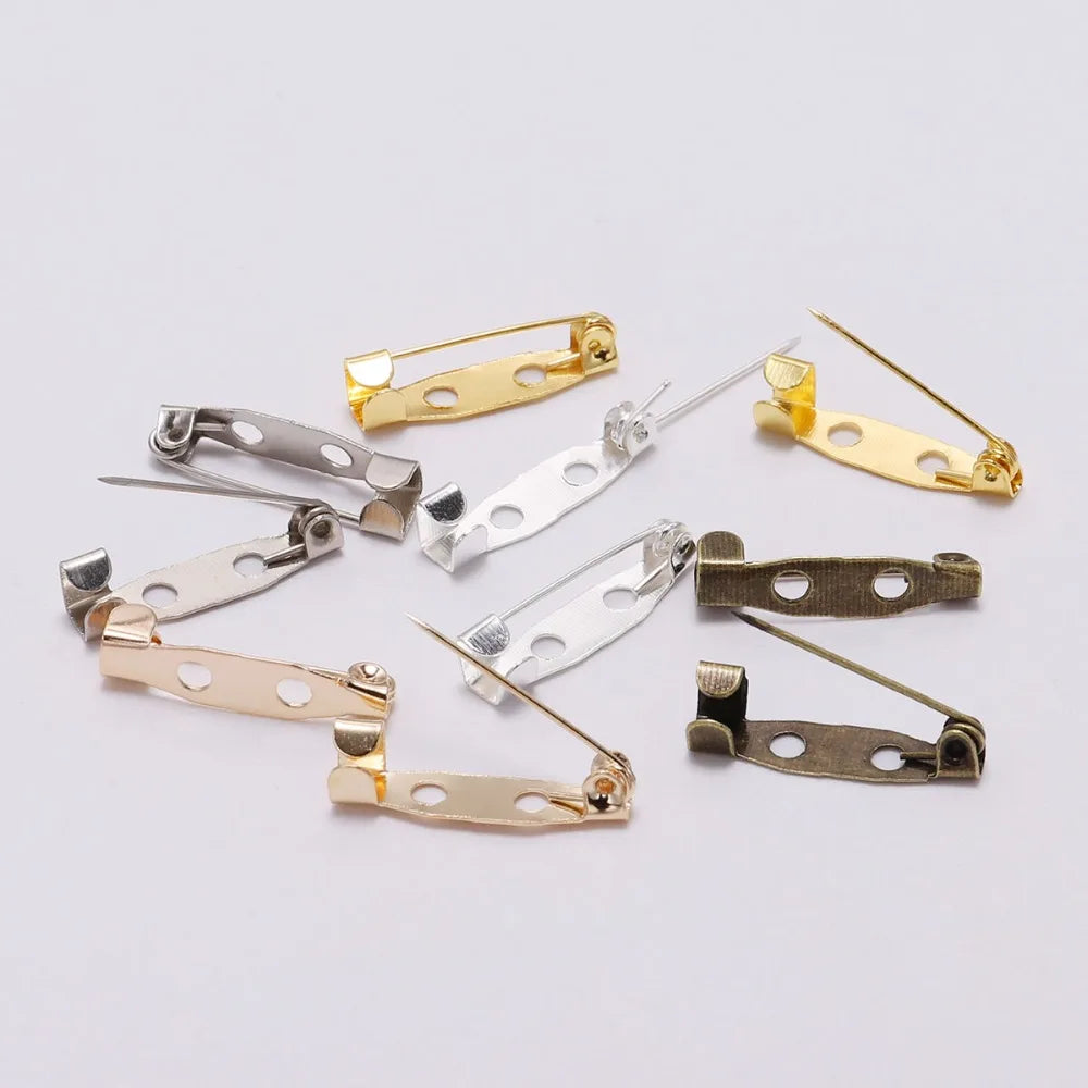 50er Set Brosche Clip Basis Pins in 15-40mm – DIY Schmuckzubehör-Yabubest - Home & More