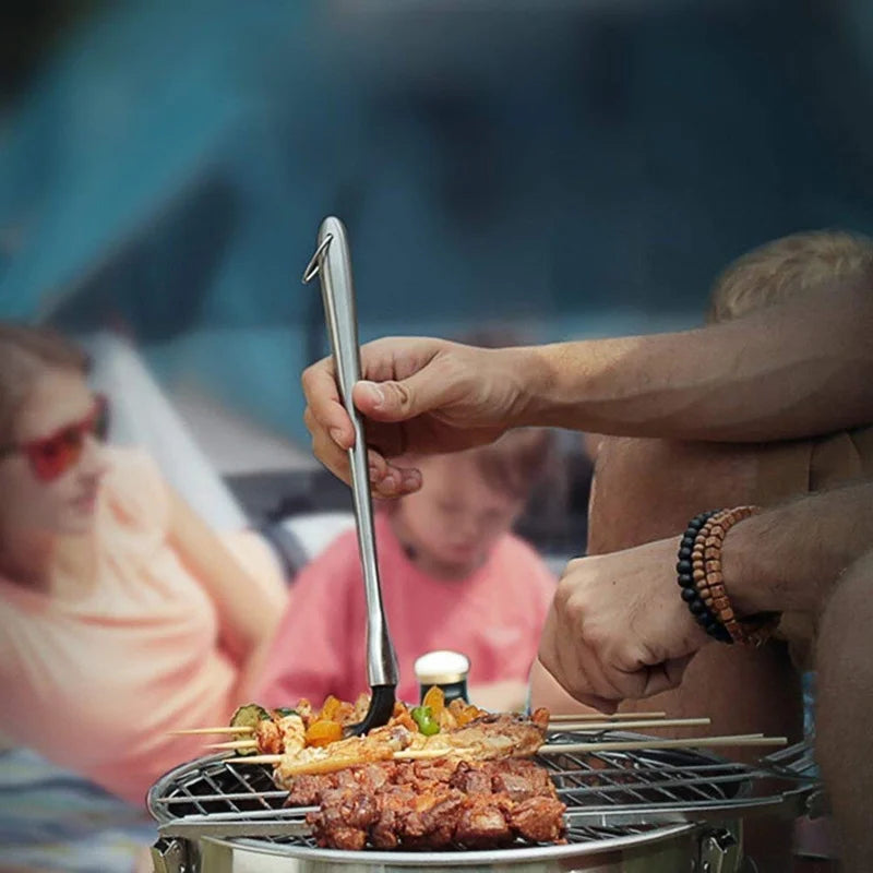 Silikon Grillpinsel BPA-frei mit Edelstahlgriff – Hitzebeständig, Backen