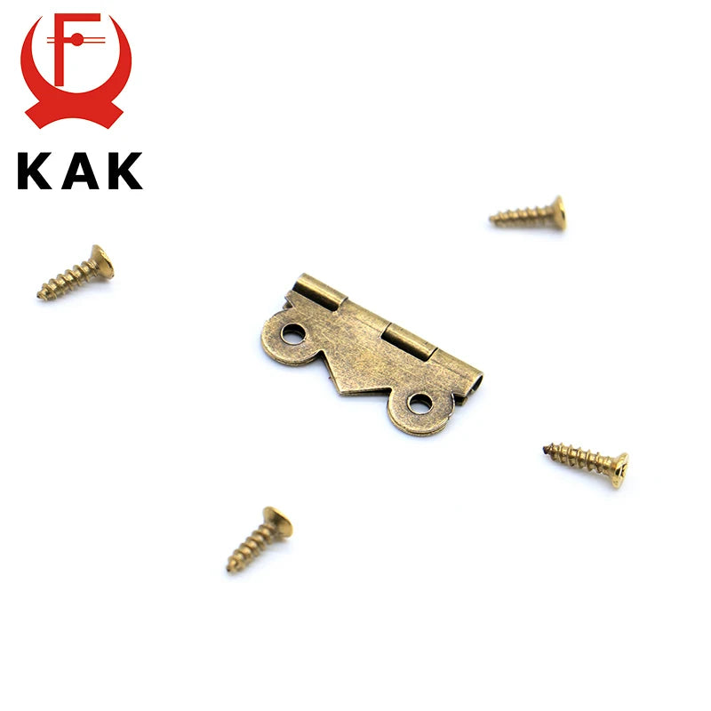 10x Mini Schmetterlingsscharniere 20x17 mm für Schmuck- - Mini-Möbel