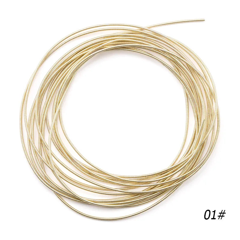 Kupferdraht Metall Nähzubehör 2.8m 10g DIY Schmuck Patch Stickerei