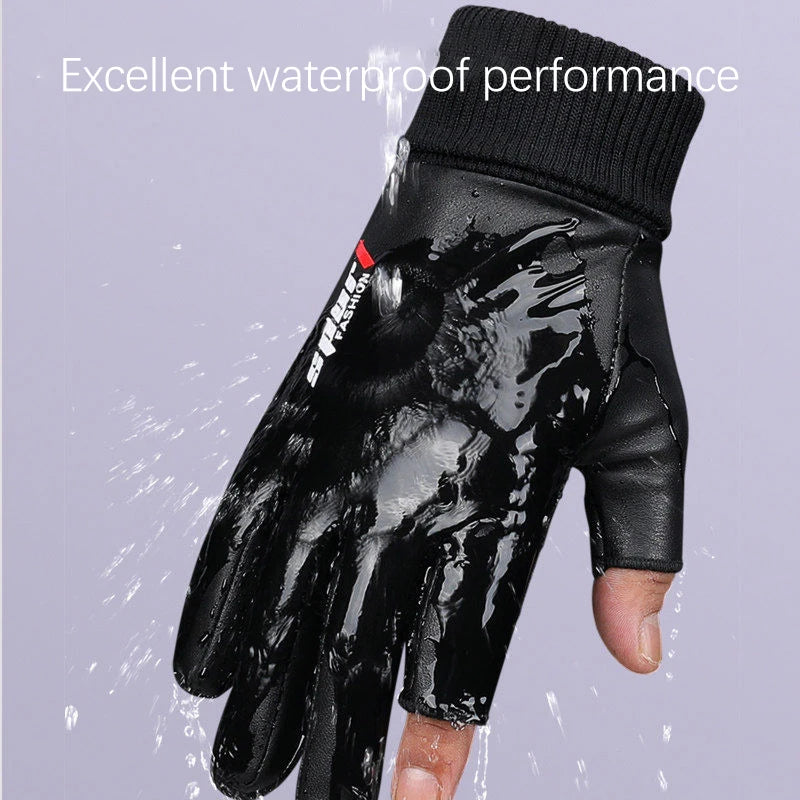 Herren Winterhandschuhe warm wasserdicht Touchscreen rutschfest