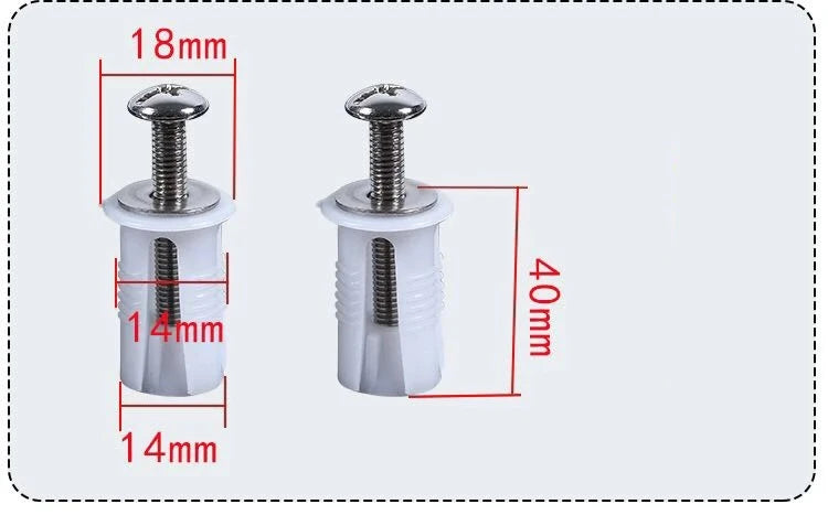 WC Sitz Schrauben Montage Zubehör Dichtung Armatur Ersatz Bad