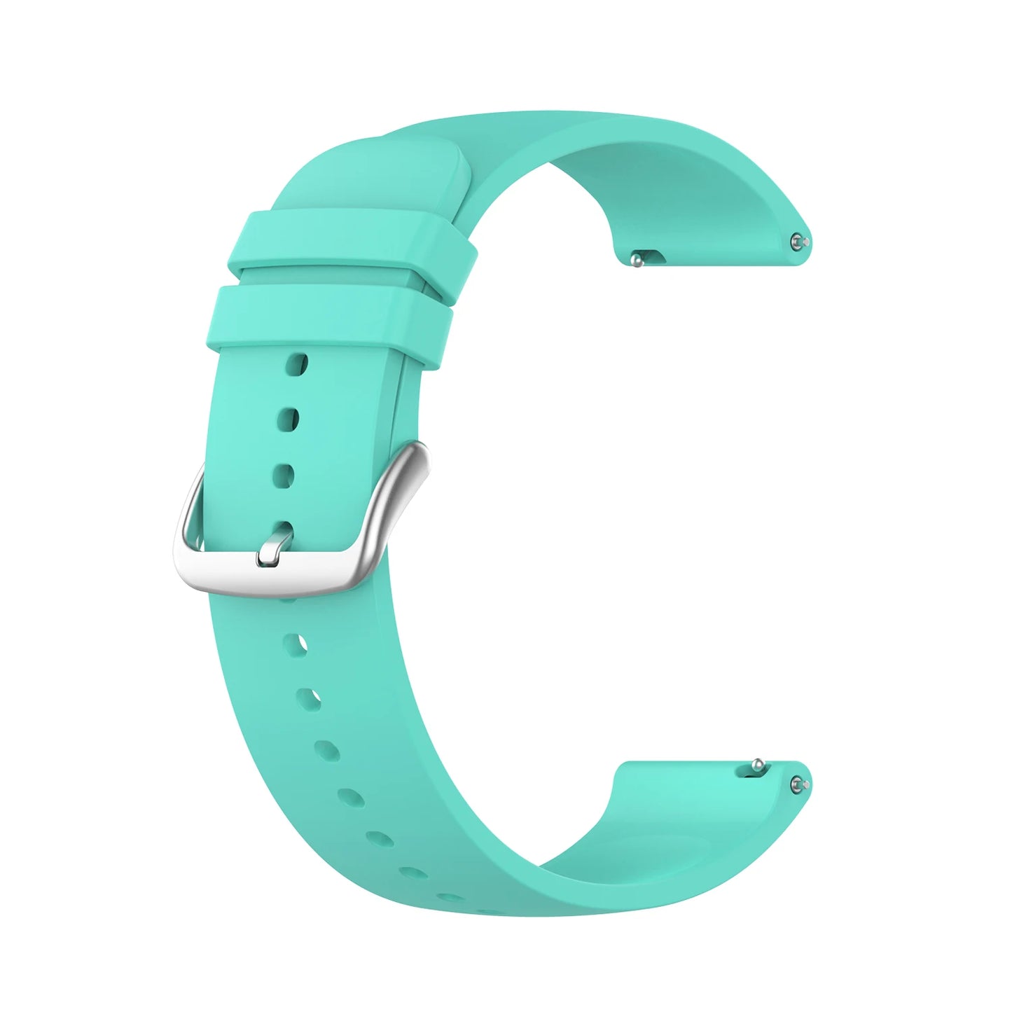 20 mm Silikonarmband kompatibel mit diversen Smartwatches komfortabel
