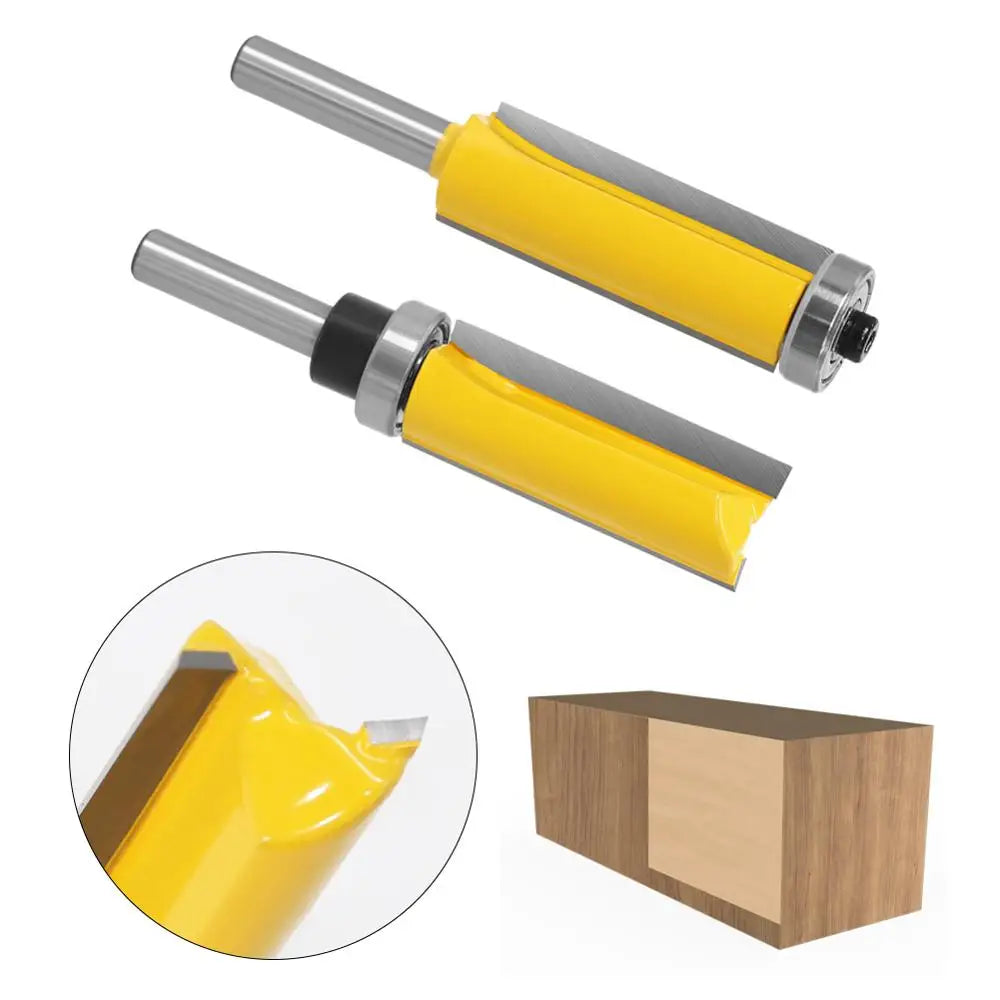 8mm Bündig Trim Muster Router Bit mit Top & Bottom Lager für Holz