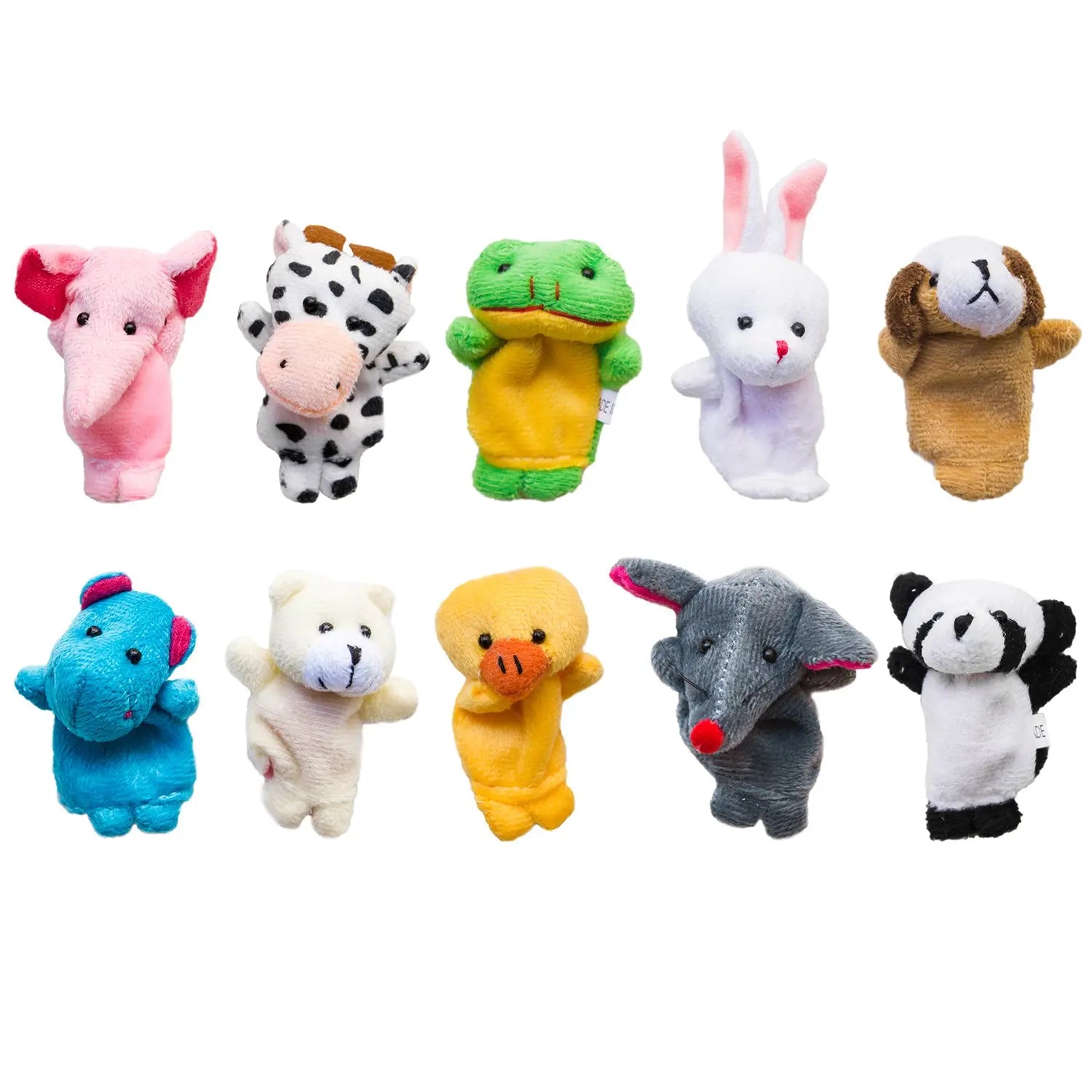 10-teiliges Tiere Fingerpuppen Set für Babys und Kinder