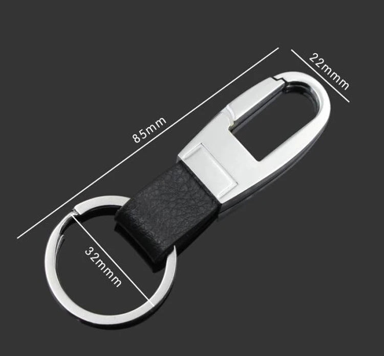 Eleganter Metall-Schlüsselanhänger mit Herz-Design, Unisex - robust