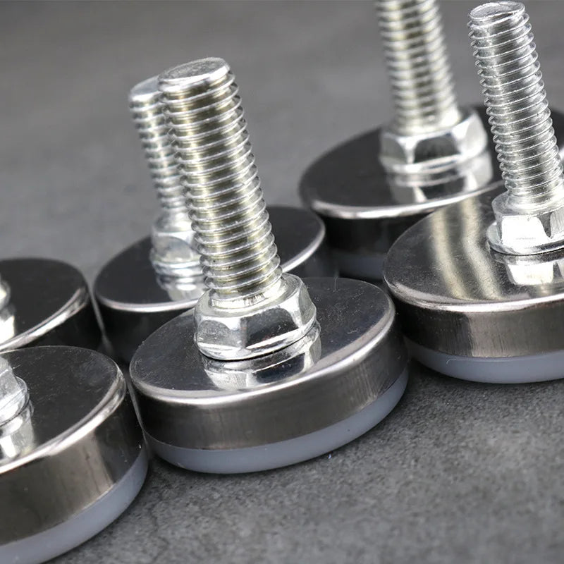 Edelstahl Möbelfüße verstellbar Nylon Nivellierfüße für Möbel stabil