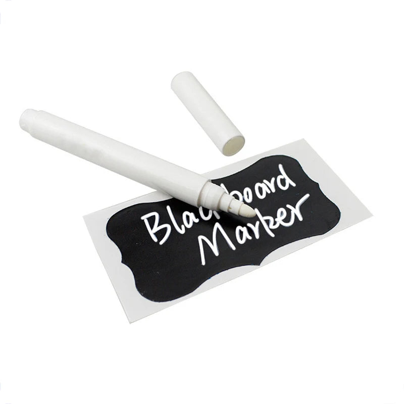 Weiße Flüssige Kreide Marker - Löschbar für Glas, Fenster & Tafeln (3/5/10/12er Set)-Yabubest - Home & More