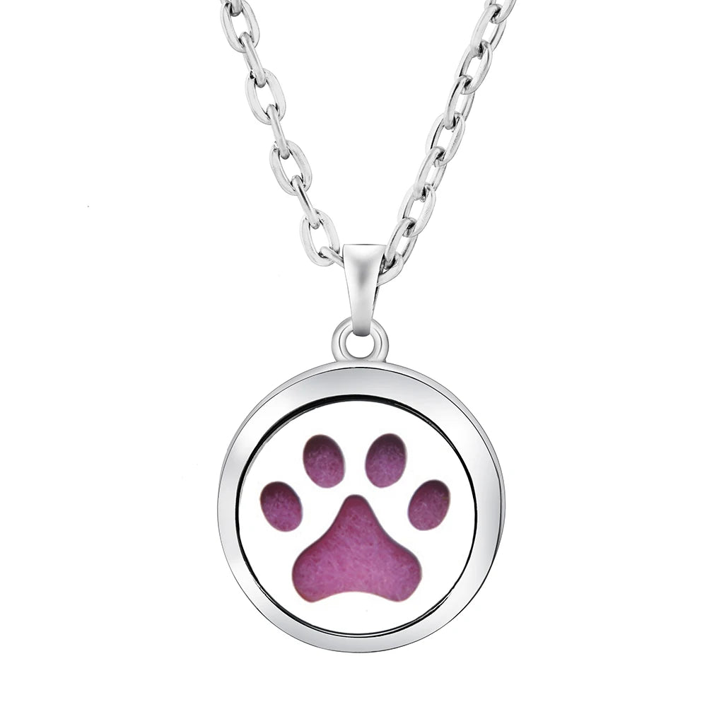 Elegante Aromatherapie Halskette mit Edelstahl Anhänger