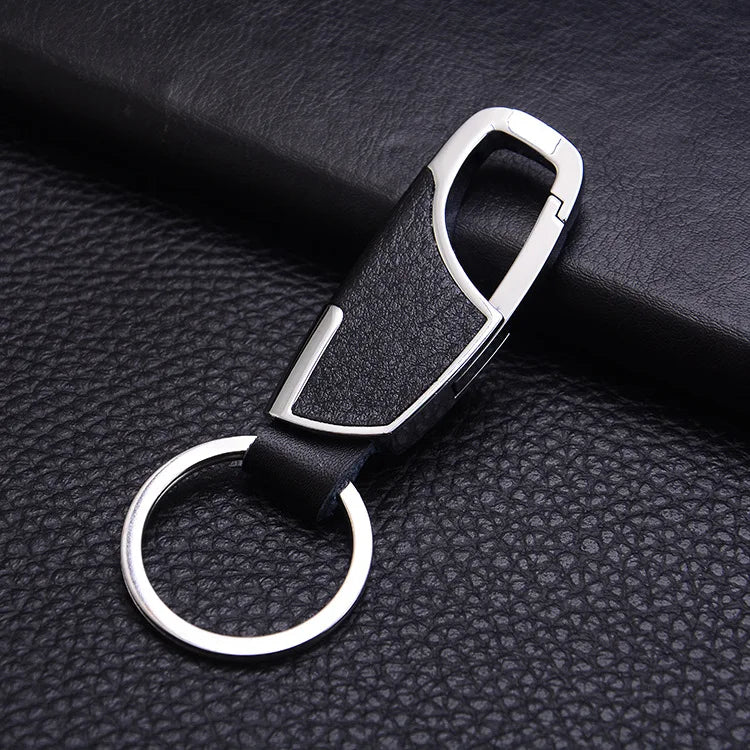 Eleganter Metall-Schlüsselanhänger mit Herz-Design, Unisex - robust