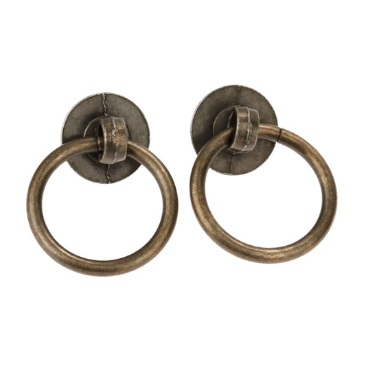 Antike Bronze Möbelgriff Knopf aus Zinklegierung 40x30mm Set