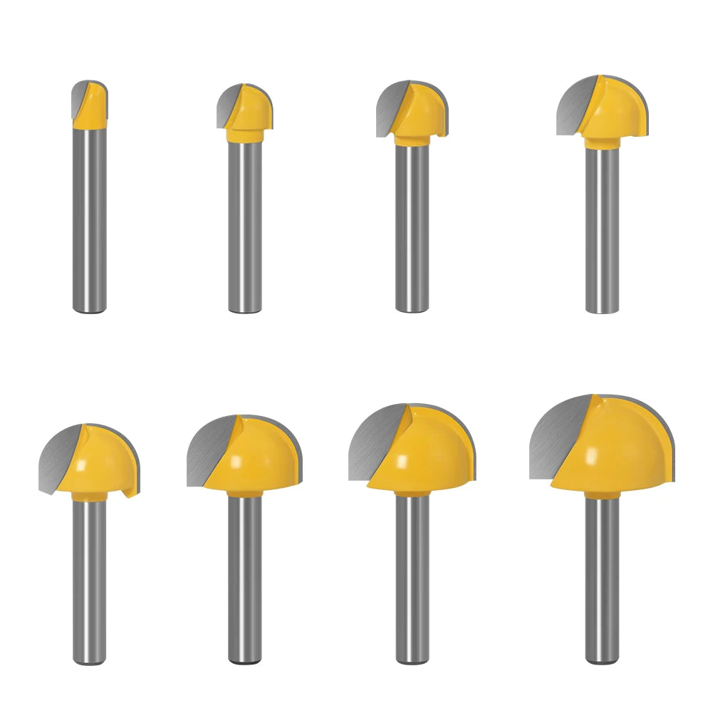 Vollhartmetall CNC Fräser mit runder Nase für präzises Fräsen