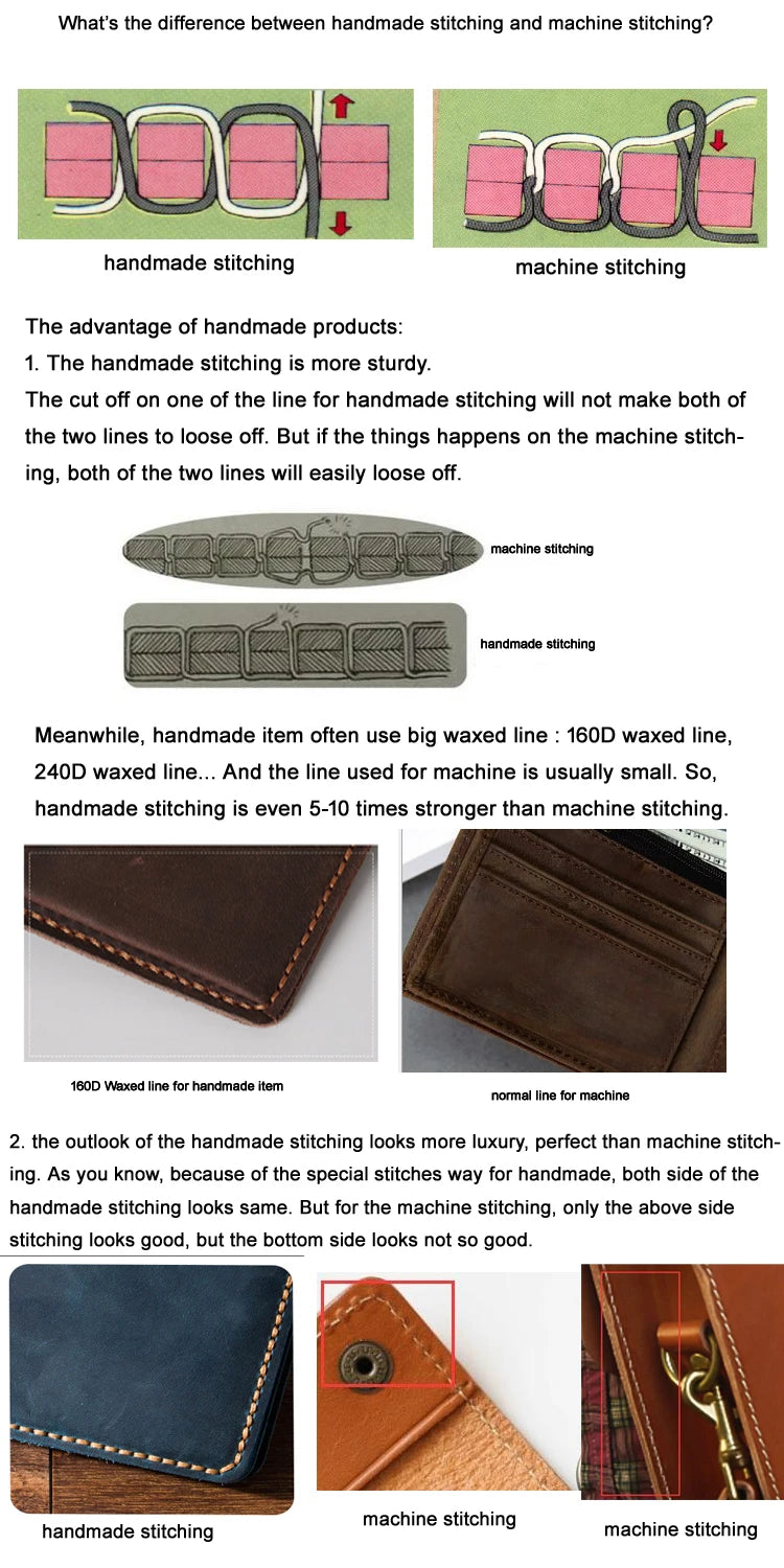 Handgemachtes echtes Leder Schlüsseletui für Herren und Damen