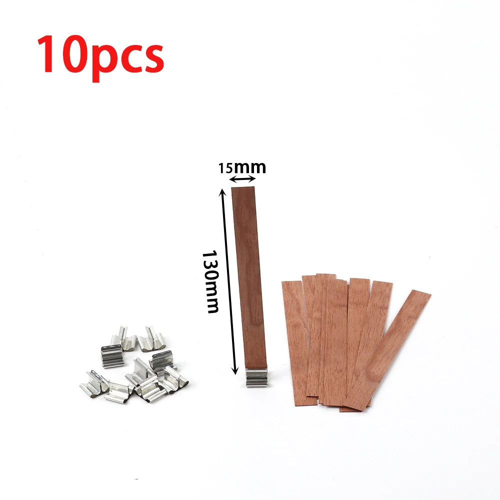 Natürliche Holzdochte für DIY Kerzen – Sauberes Abbrennen