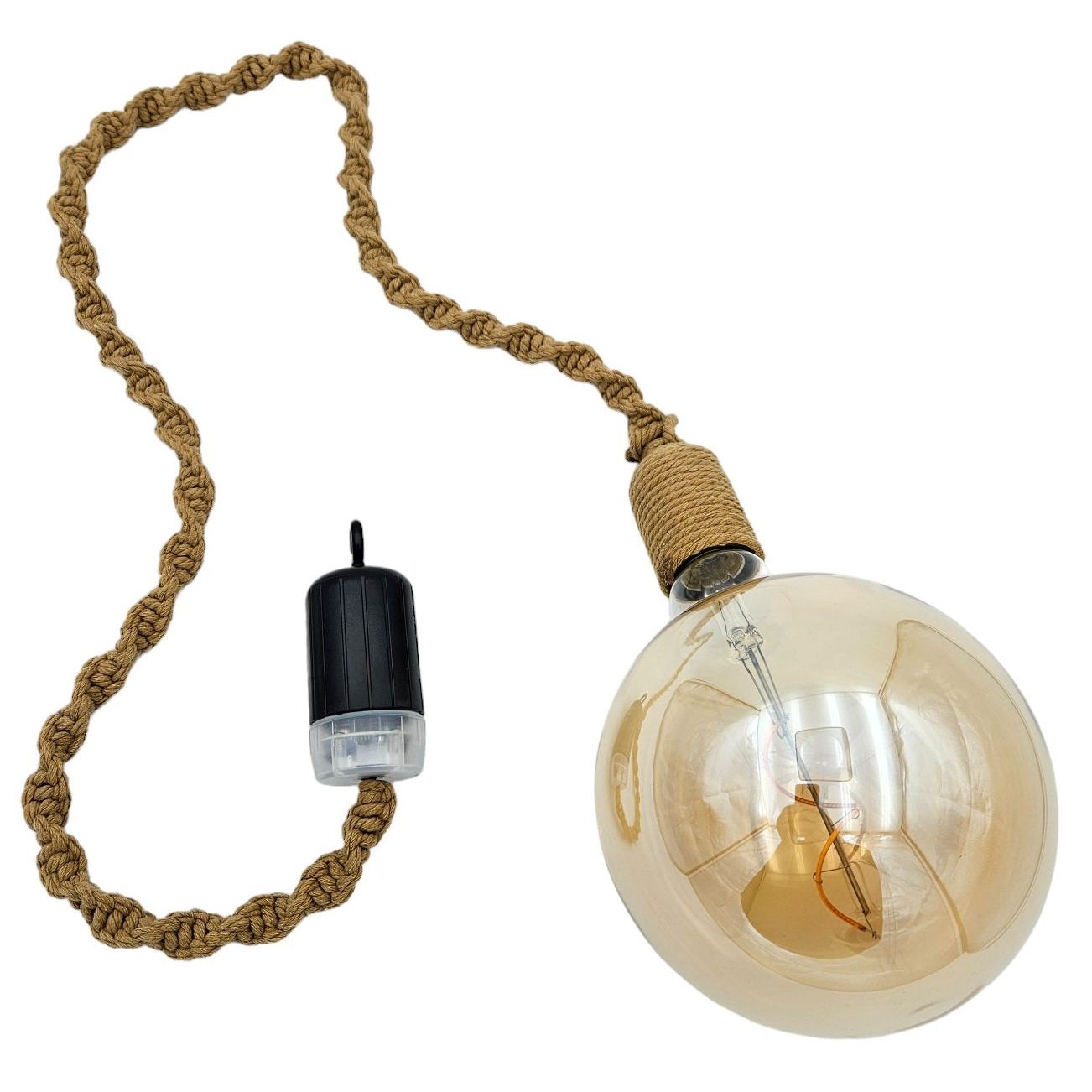 Batteriebetriebene LED Hängelampe mit Timer und Fernbedienung