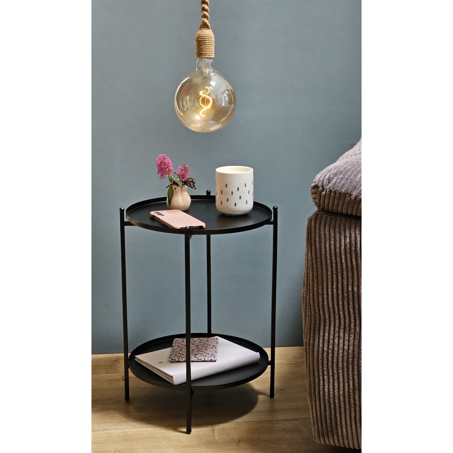 Batteriebetriebene LED Hängelampe mit Timer und Fernbedienung