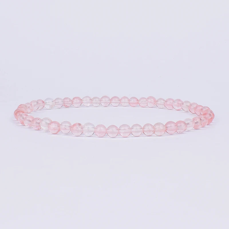 Naturstein Perlen Armband für Energie und Wohlbefinden Unisex