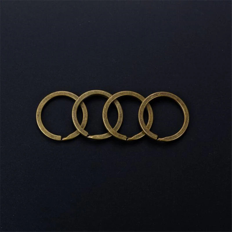 20-tlg. Antike Bronze Schlüsselringe 25-30mm für DIY Schmuckherstellung