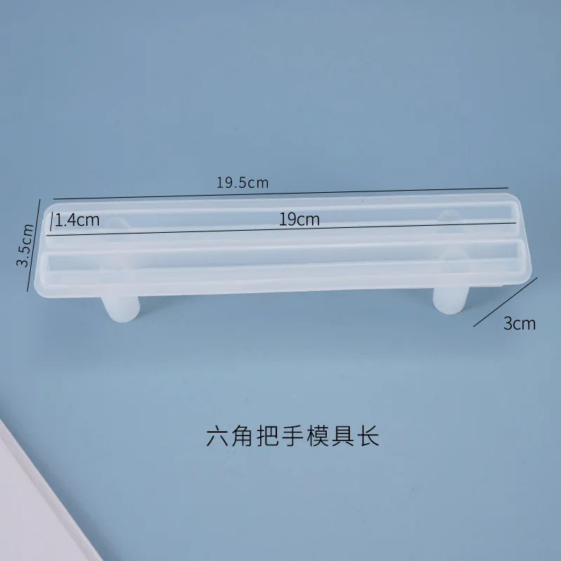 Große rechteckige Silikonform Teeteller Untersetzer Epoxidharz DIY Form