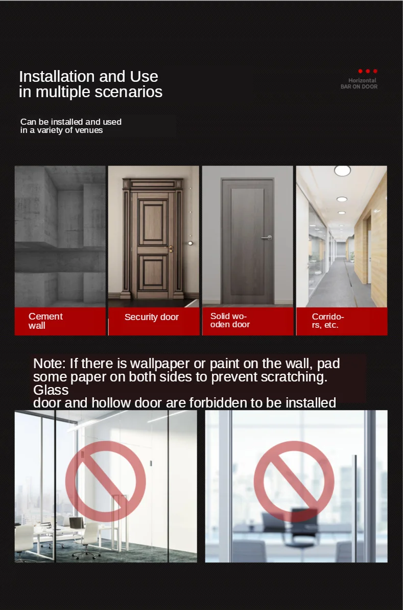 Verstellbare Trainingsstange für Zuhause aus Stahl