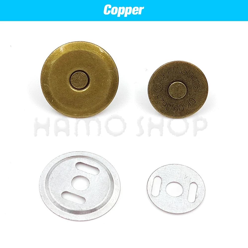 Magnetische Metall Druckknopfverschlüsse 16-20mm für Nähen - Basteln