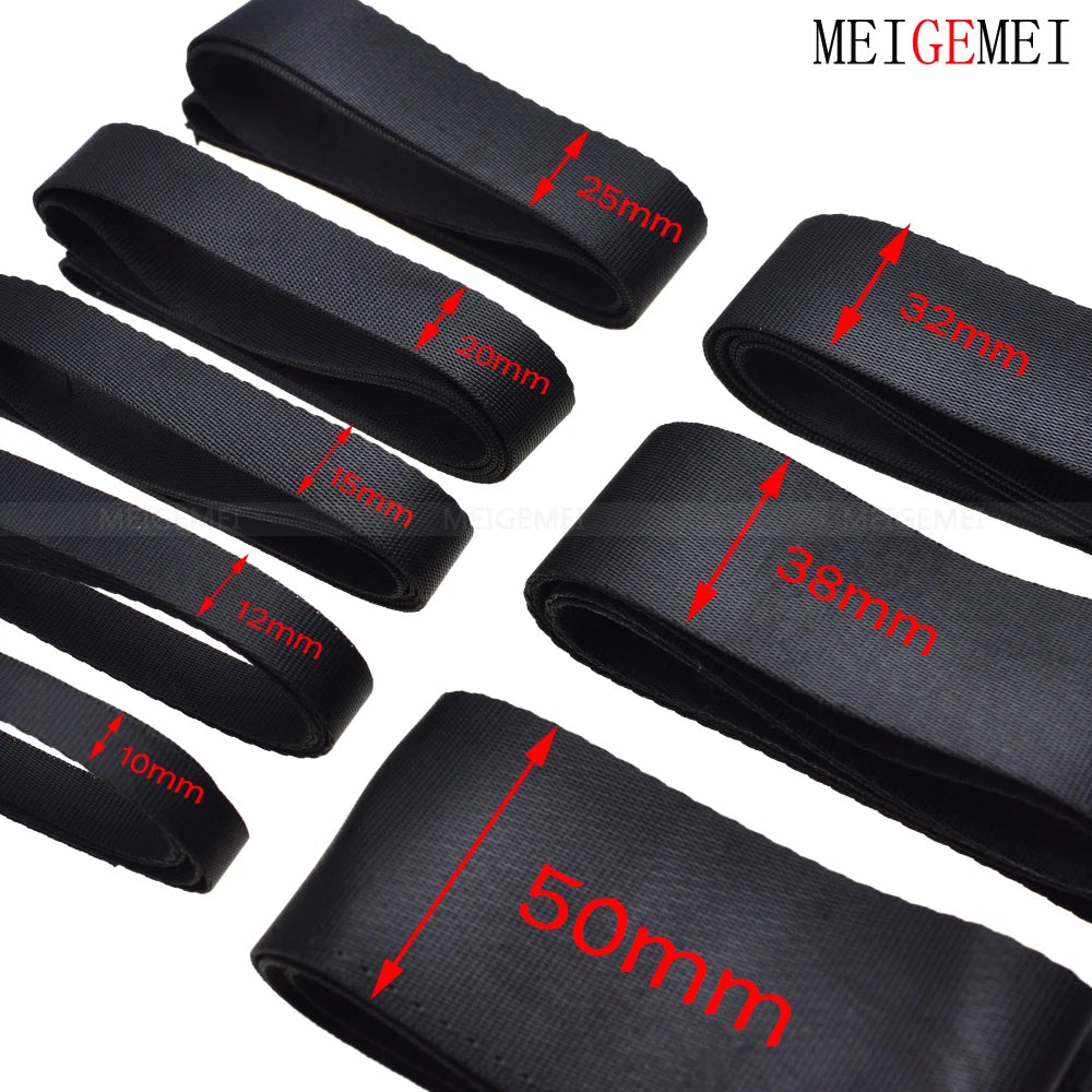 Polyesterfaser Gurtband 10-50mm breit für Outdoor Hundehalsband Tasche