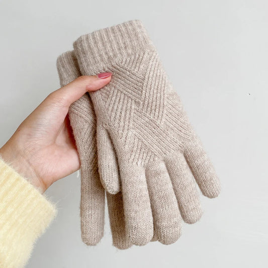 Unisex Touchscreen Handschuhe Winter winddicht warm doppellagig