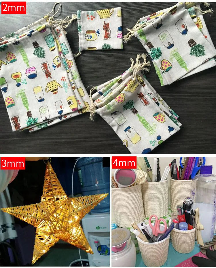 Handgemachte Makramee Baumwoll Schnur für DIY Dekoration-Yabubest - Home & More