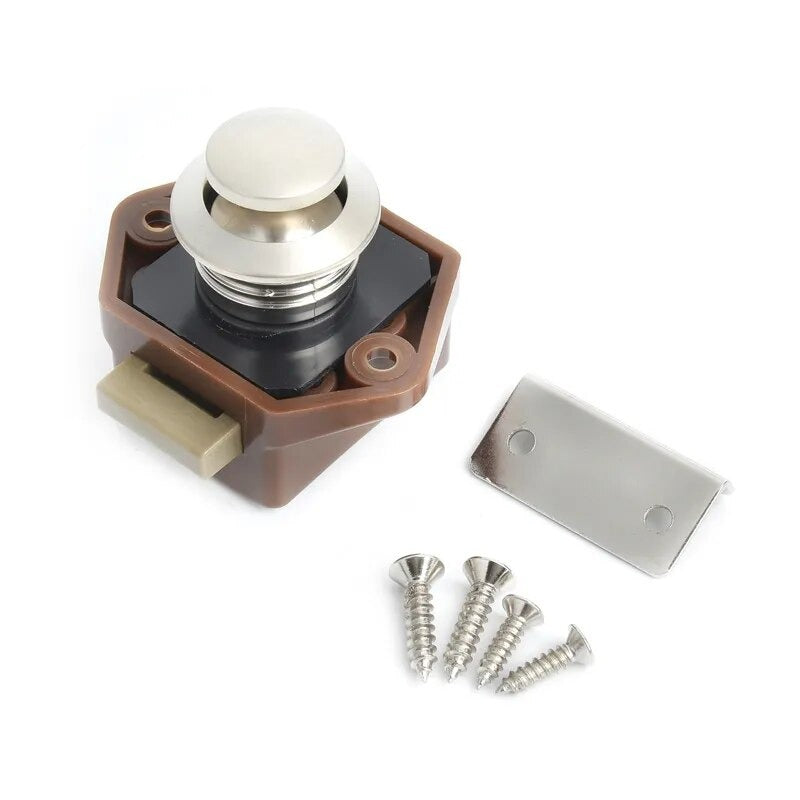 20x Push Lock Schrankverschluss Wohnmobil Caravan Boot Mini Stand