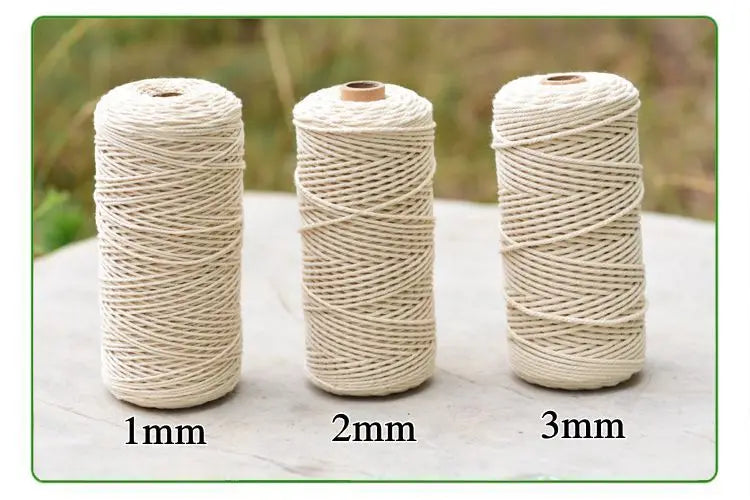 Handgemachte Makramee Baumwoll Schnur für DIY Dekoration-Yabubest - Home & More