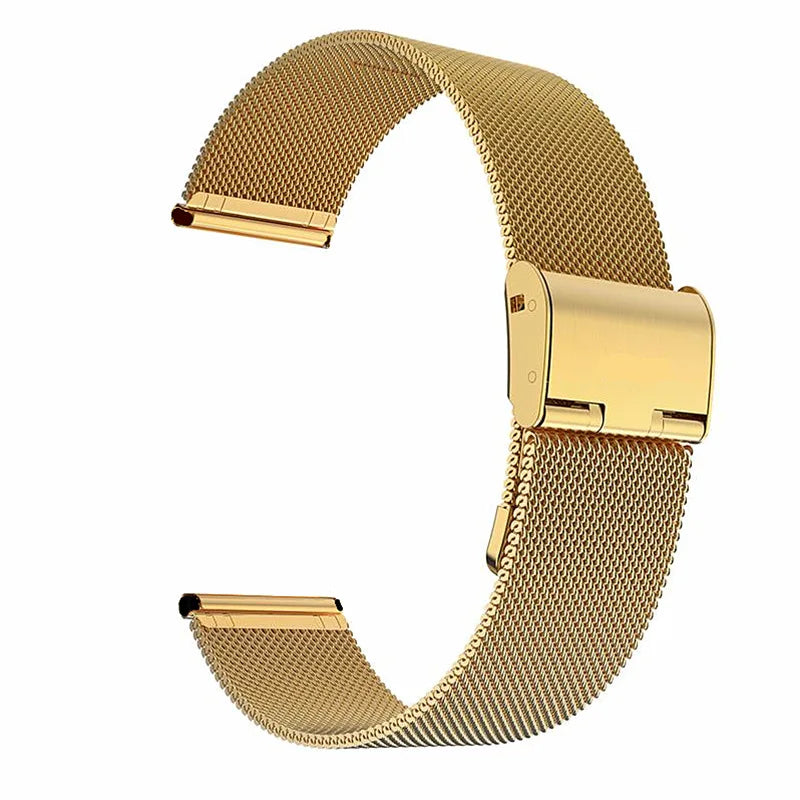 Universal Milanese Armband Edelstahl 18mm 20mm 22mm Smartwatch Uhr