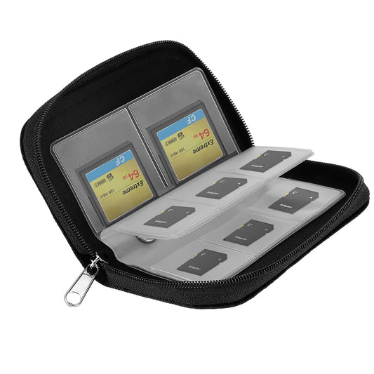 Robuste Speicherkarten-Etui mit Platz für SD, CF, MicroSD Karten