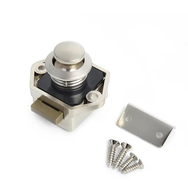 20x Push Lock Schrankverschluss Wohnmobil Caravan Boot Mini Stand