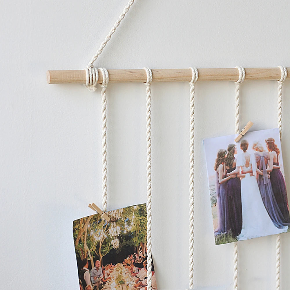 DIY Makramee Wandbehang Foto Display – Boho Deko für Ihr Zuhause