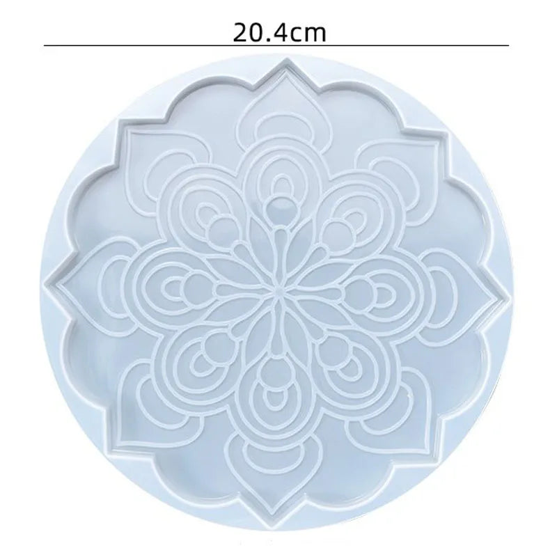 Große rechteckige Silikonform Teeteller Untersetzer Epoxidharz DIY Form