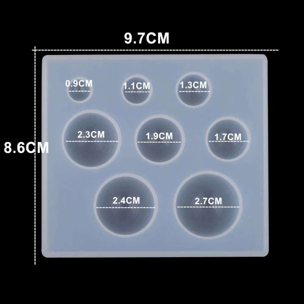 Herz Anhänger Silikonform für DIY Epoxidharz Schmuck Gussform Set