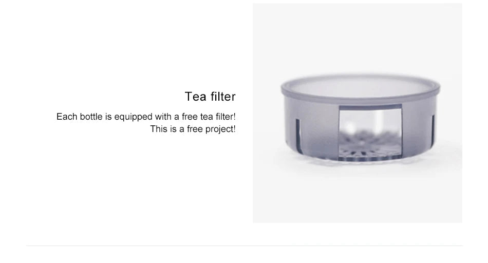 Tragbare UZSPACE Tritan Wasserflasche BPA frei mit Riemen 350 bis 1000 ml