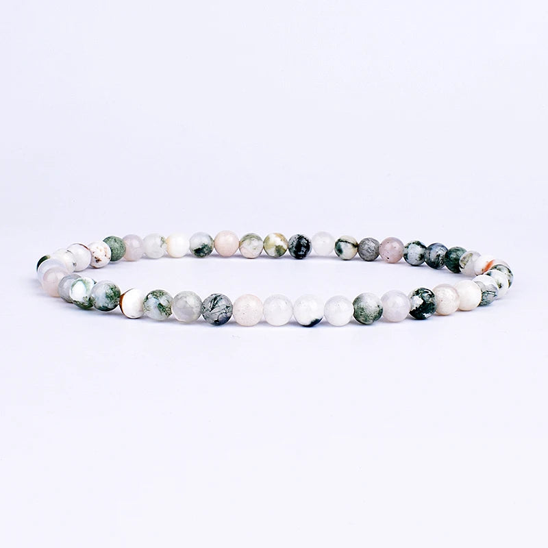 Naturstein Perlen Armband für Energie und Wohlbefinden Unisex