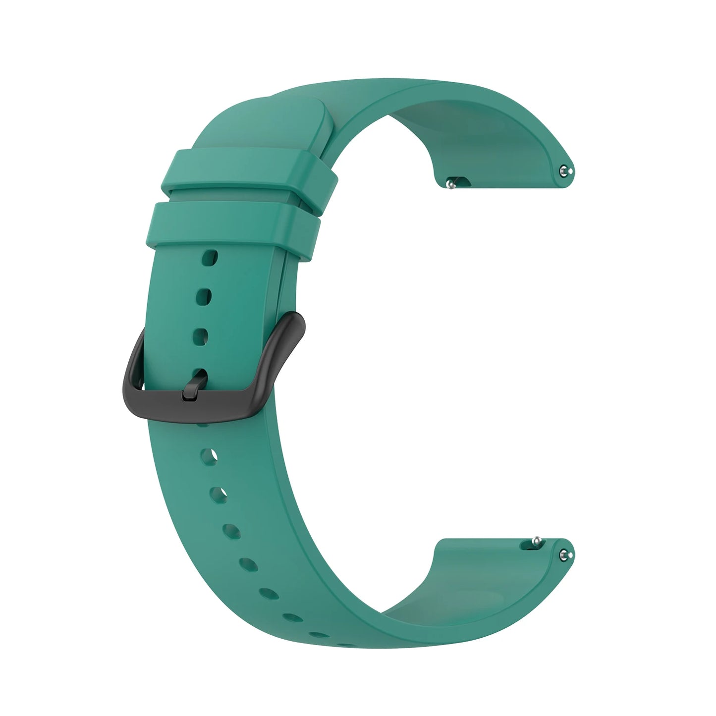 20 mm Silikonarmband kompatibel mit diversen Smartwatches komfortabel