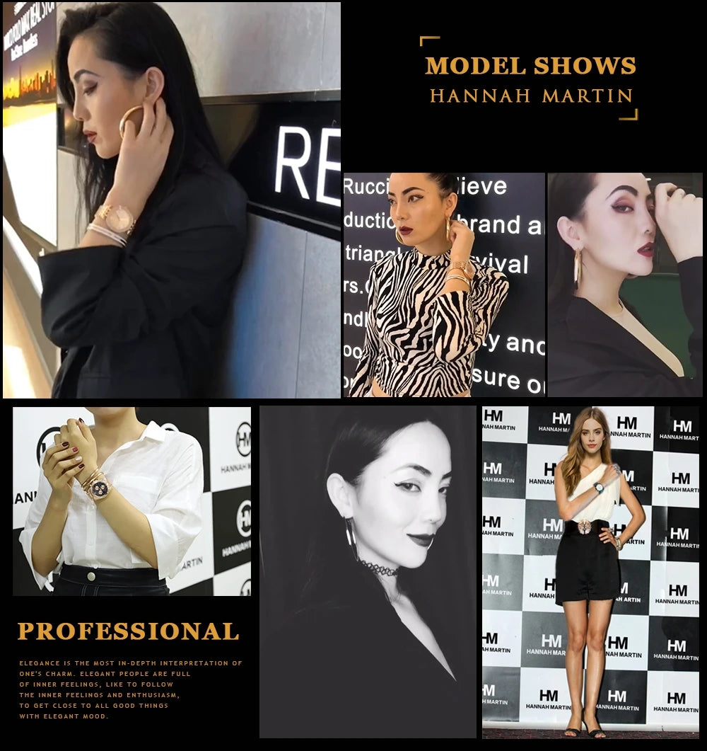 Elegante Damen Uhr 36mm Wasserdicht mit Japan Quarzwerk