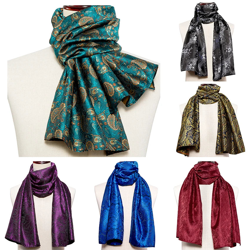 Eleganter Jacquard Paisley Schal für Damen und Herren